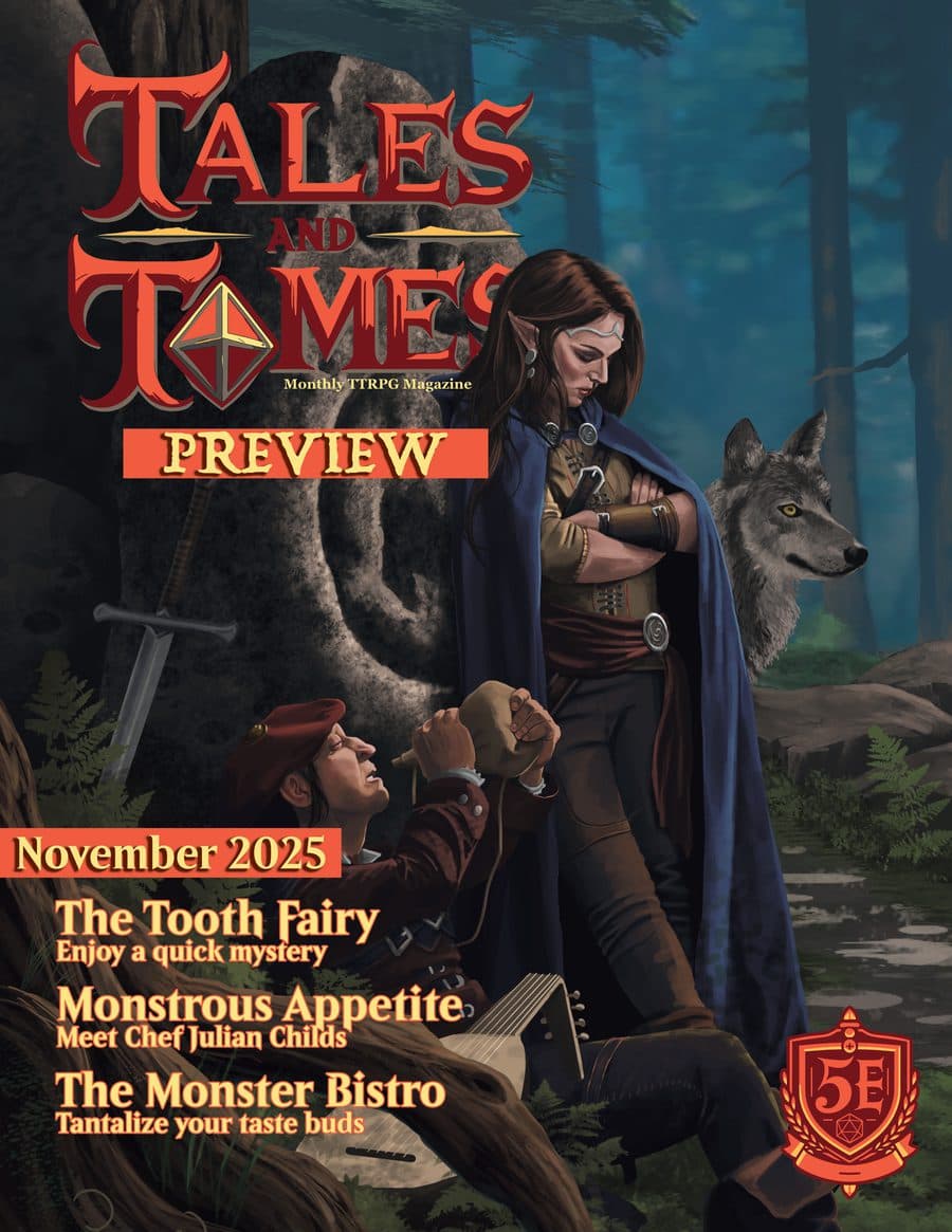 Tales and Tomes Issue 0 cover: The Tooth Fairy